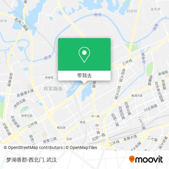 梦湖香郡-西北门地图