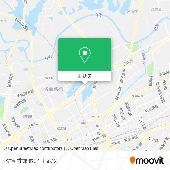 梦湖香郡-西北门地图