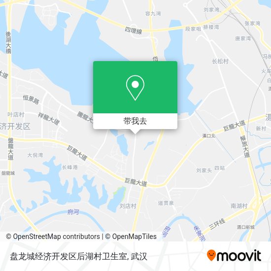 盘龙城经济开发区后湖村卫生室地图