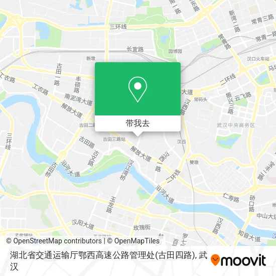 湖北省交通运输厅鄂西高速公路管理处(古田四路)地图