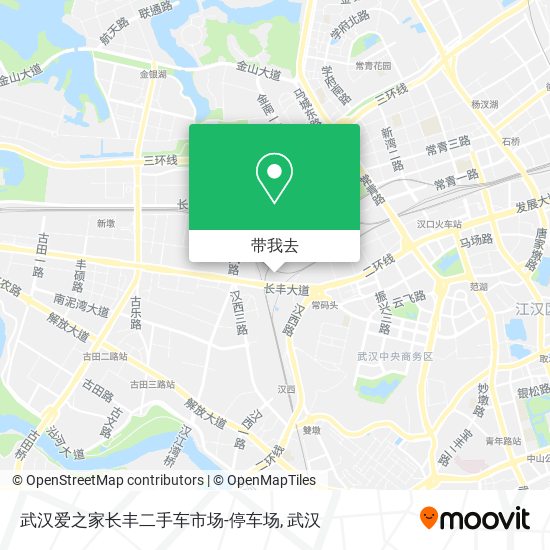 武汉爱之家长丰二手车市场-停车场地图