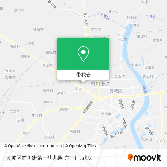 黄陂区前川街第一幼儿园-东南门地图