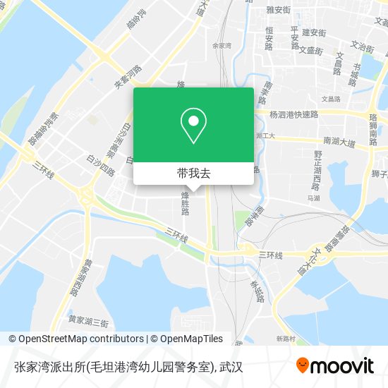张家湾派出所(毛坦港湾幼儿园警务室)地图