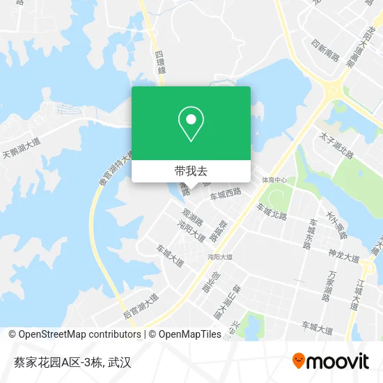 蔡家花园A区-3栋地图