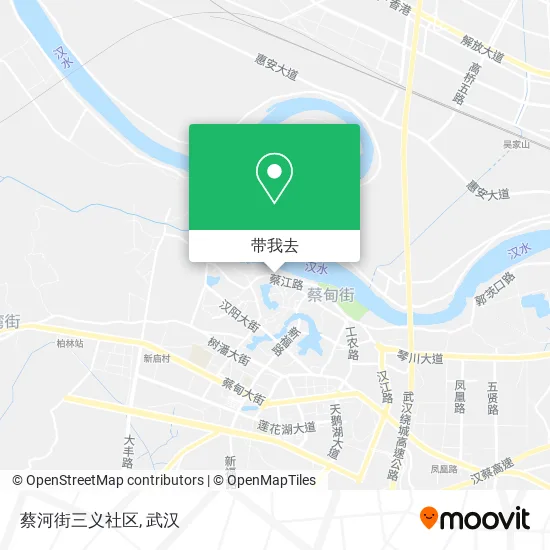 蔡河街三义社区地图