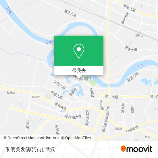 黎明美发(蔡河街)地图