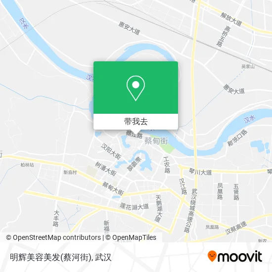 明辉美容美发(蔡河街)地图