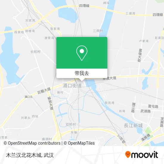 木兰汉北花木城地图