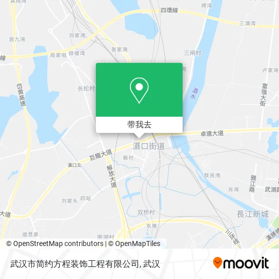 武汉市简约方程装饰工程有限公司地图