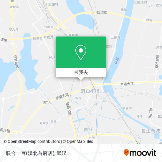 联合一百(汉北首府店)地图