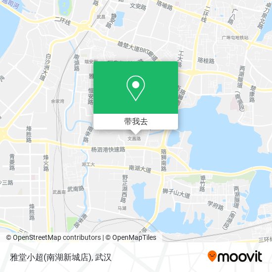 雅堂小超(南湖新城店)地图