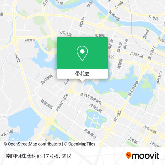 南国明珠塞纳郡-17号楼地图