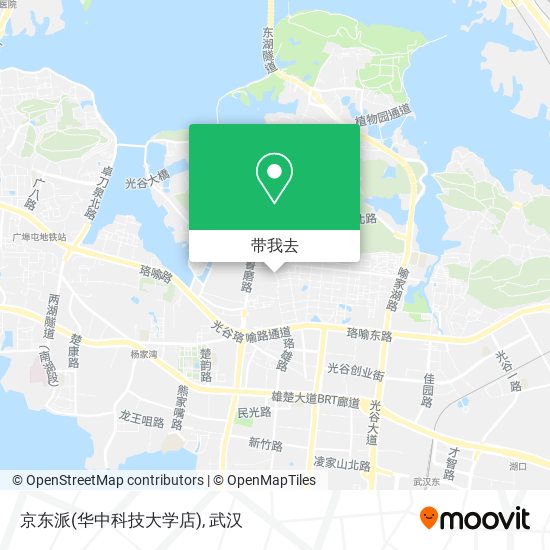 京东派(华中科技大学店)地图