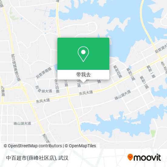 中百超市(薛峰社区店)地图