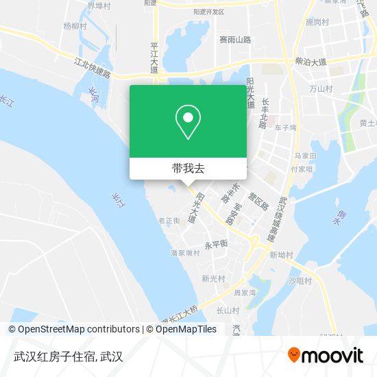 武汉红房子住宿地图