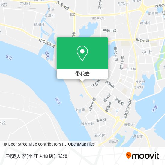 荆楚人家(平江大道店)地图