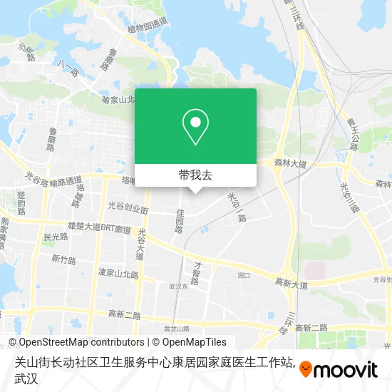 关山街长动社区卫生服务中心康居园家庭医生工作站地图