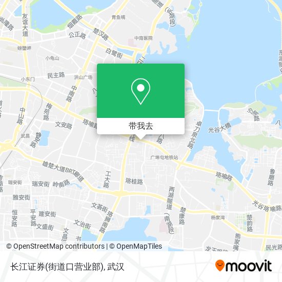长江证券(街道口营业部)地图