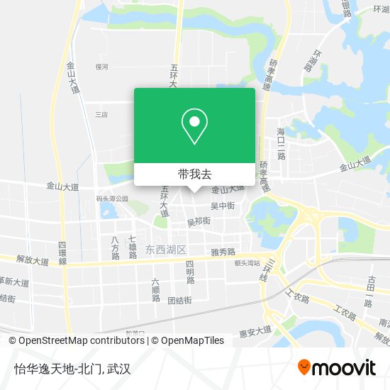 怡华逸天地-北门地图