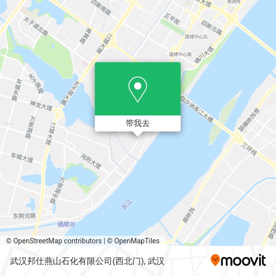 武汉邦仕燕山石化有限公司(西北门)地图