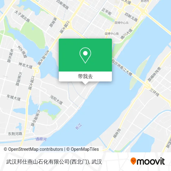 武汉邦仕燕山石化有限公司(西北门)地图
