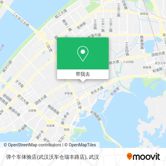 弹个车体验店(武汉沃车仓瑞丰路店)地图