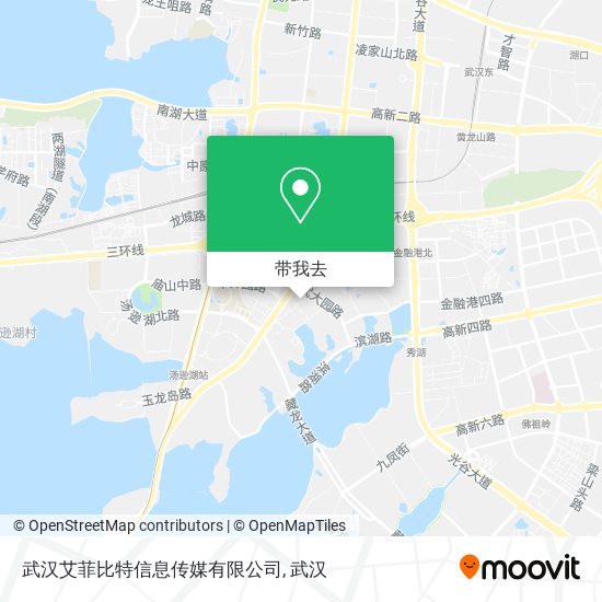 武汉艾菲比特信息传媒有限公司地图