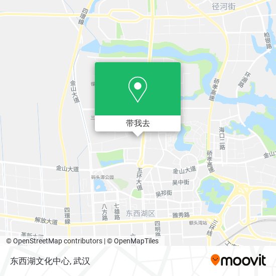 东西湖文化中心地图