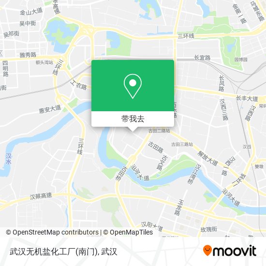 武汉无机盐化工厂(南门)地图