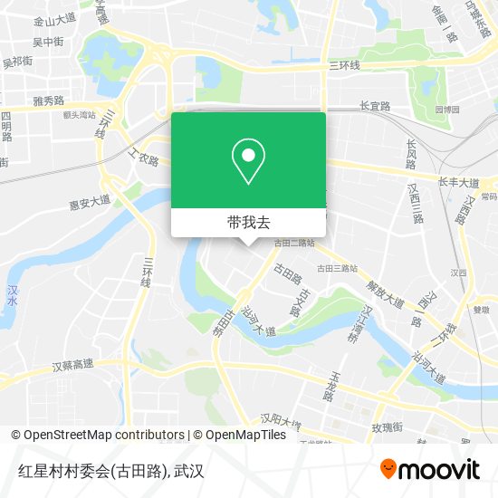 红星村村委会(古田路)地图
