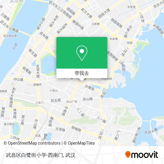 武昌区白鹭街小学-西南门地图