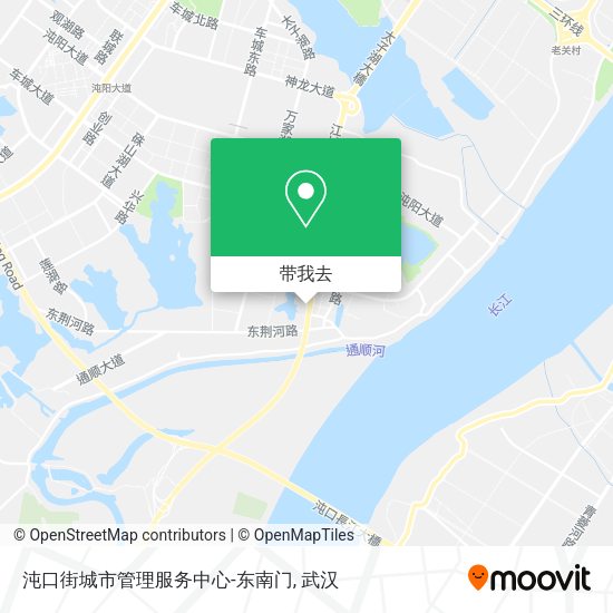 沌口街城市管理服务中心-东南门地图