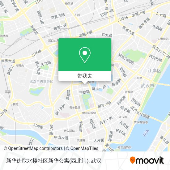 新华街取水楼社区新华公寓(西北门)地图