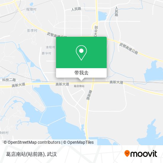 葛店南站(站前路)地图