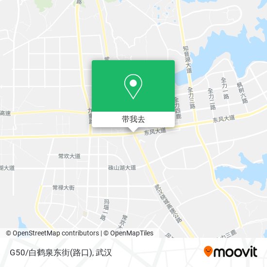 G50/白鹤泉东街(路口)地图