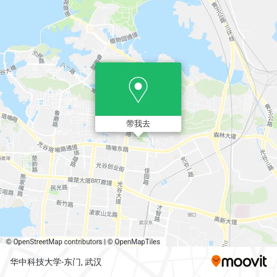 华中科技大学-东门地图