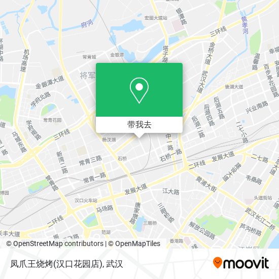 凤爪王烧烤(汉口花园店)地图