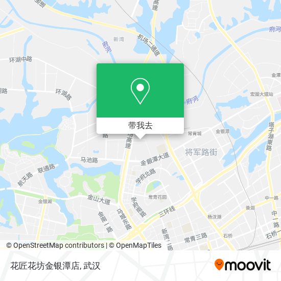 花匠花坊金银潭店地图