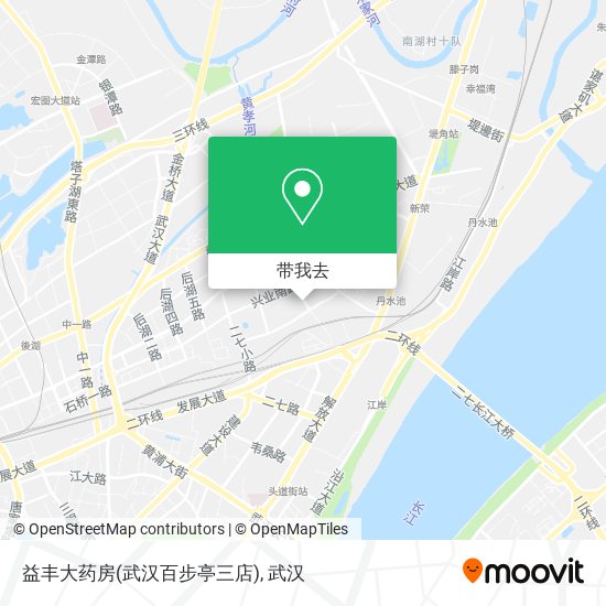 益丰大药房(武汉百步亭三店)地图