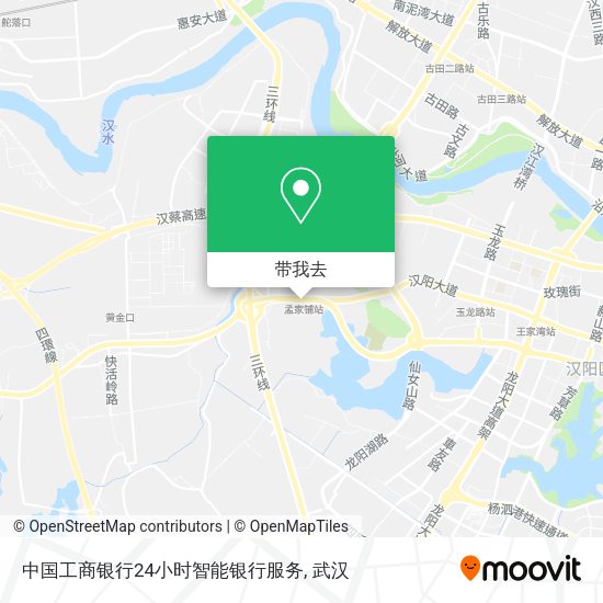 中国工商银行24小时智能银行服务地图