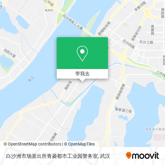 白沙洲市场派出所青菱都市工业园警务室地图