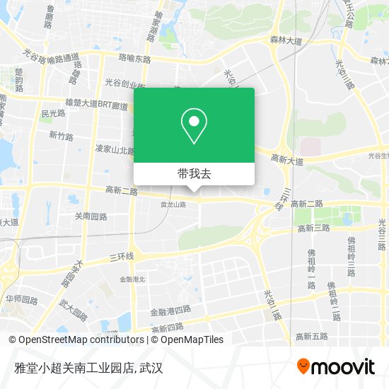 雅堂小超关南工业园店地图