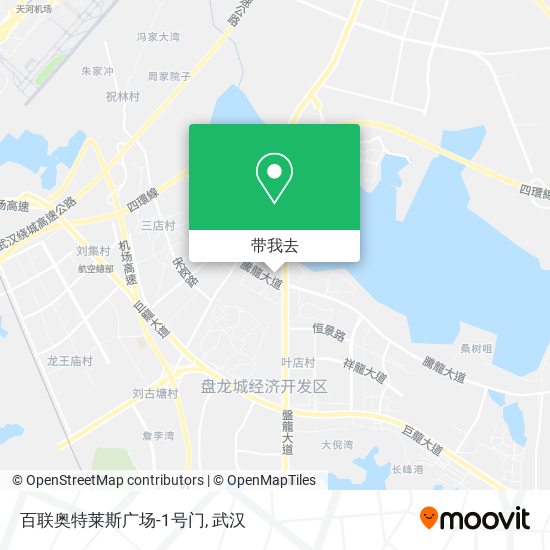 百联奥特莱斯广场-1号门地图