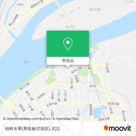 创鲜水果(果批杨汊湖店)地图