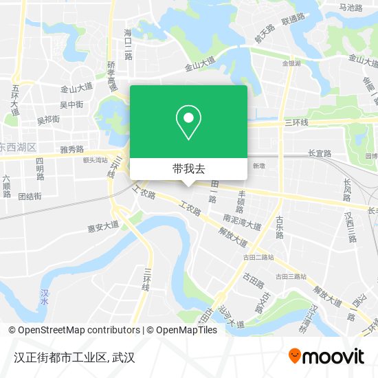 汉正街都市工业区地图