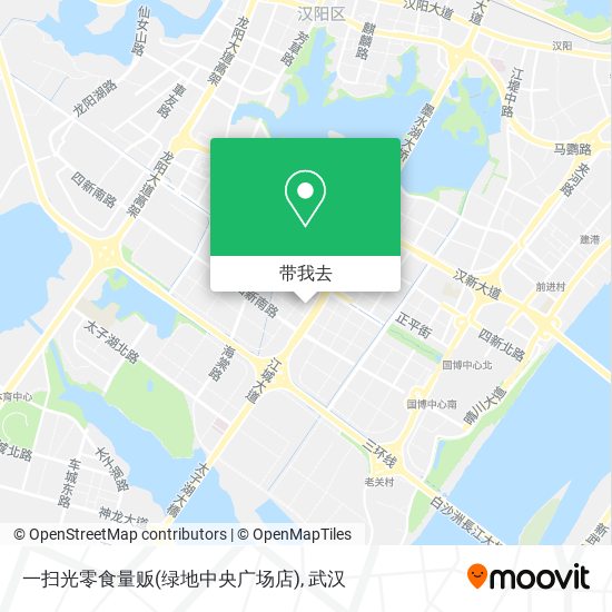 一扫光零食量贩(绿地中央广场店)地图
