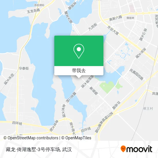 藏龙·倚湖逸墅-3号停车场地图