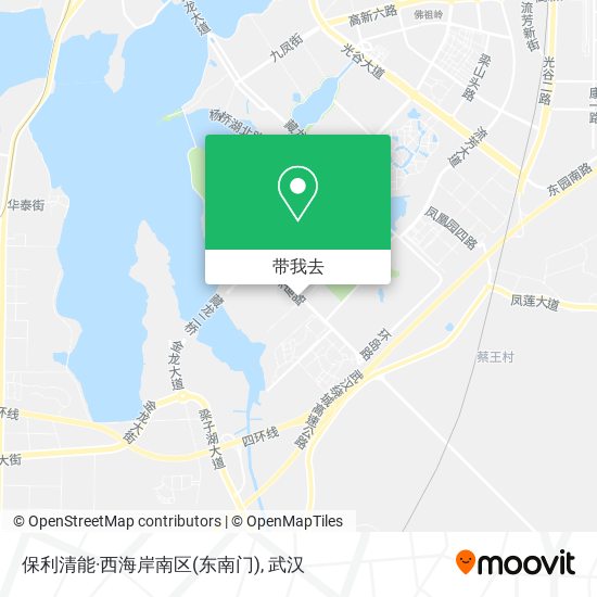 保利清能·西海岸南区(东南门)地图