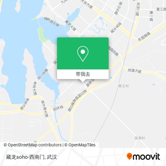 藏龙soho-西南门地图