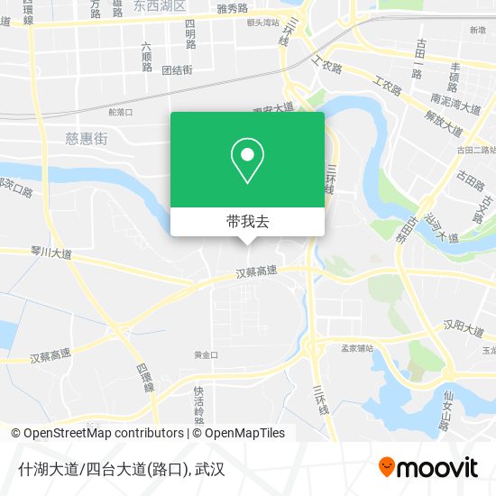 什湖大道/四台大道(路口)地图